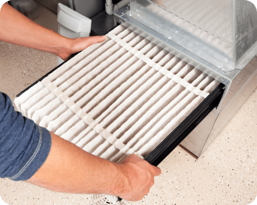 HVAC filter replacement equipment